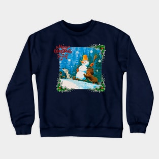 happy new year and merry christmas Crewneck Sweatshirt